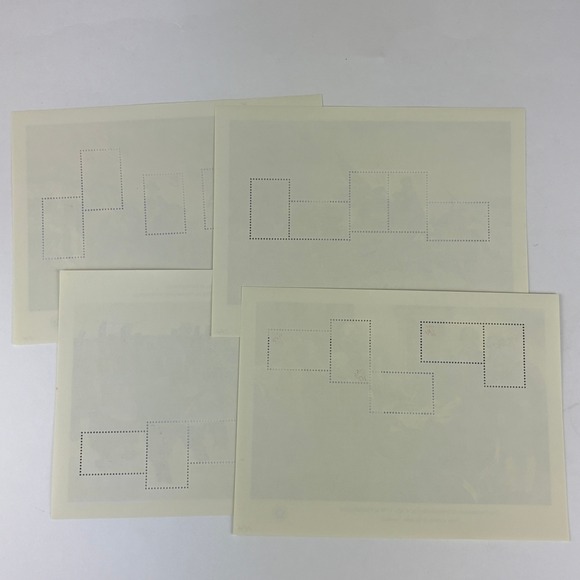 COMPLETE Set of 4 USPS 1976 Bicentennial Souvenir Sheets MNH-Scott #1686-89. USA - Picture 6 of 9